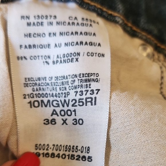 NWT Wrangler Men's Blue Regular Fit Jeans Size 36x30 - Picture 12 of 16